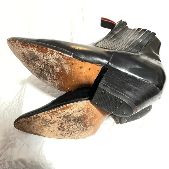 Vintage Cowboy Ankle Boots Very Good Condition - Picture 5 of 5